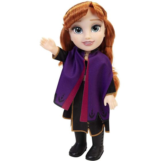 Imagem de Boneca Frozen Disney 2 Anna Travel com 35,56 cm de altura com vestido