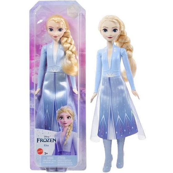 Imagem de Boneca Frozen II Rainha ELSA Saia Cintilante Mattel HLW48