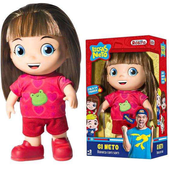 Imagem de Boneca Gi Neto Com Som Luccas Neto - Rosita