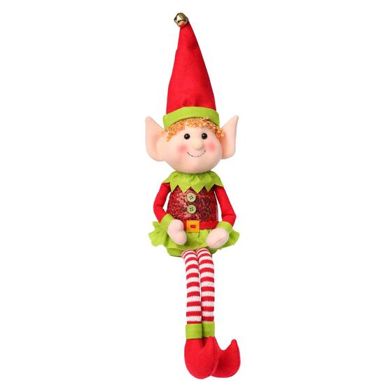 Imagem de Boneca grande Christmas Elf TYLDUM de 27 cm para crianças de 2025 com caixa de presente