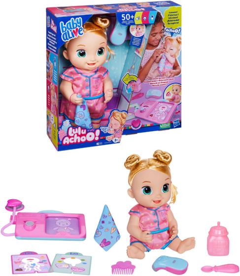 Boneca Hasbro Baby Alive Lulu Achoo Loira F2620 Menor preço em Boneca Hasbro Baby Alive Lulu Achoo Loira F2620