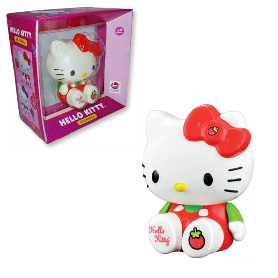 Imagem de Boneca Hello Kitty Morango Frutinha Com Aroma Em Vinil Lider