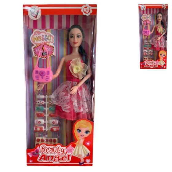 Imagem de Boneca Infantil Estilo Barbie Fashion Com Acessórios- Camera