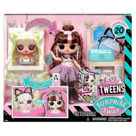 Imagem de Boneca infantil lol surprise! tweens surprise swap blonde billie com acessórios