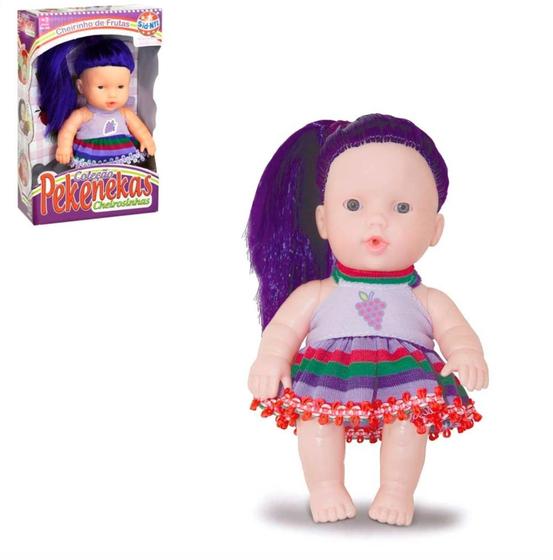 Imagem de Boneca Infantil Meninas Pekenas Cheirinho Uva