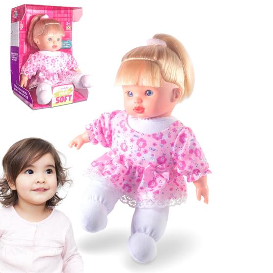 Imagem de Boneca Infantil Reborn Barato Brinquedo Meninas Bonito