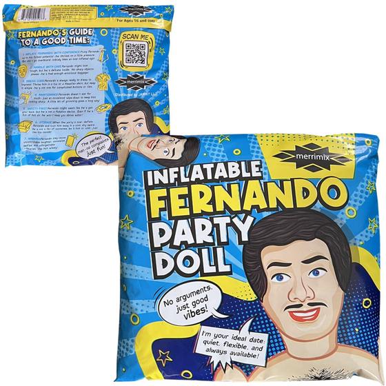 Imagem de Boneca Inflável Merrimix Fernando 150cm - Com Embalagem