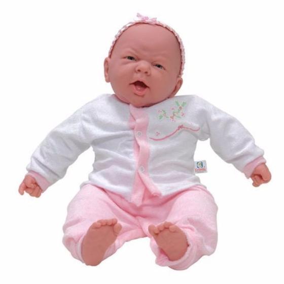 Boneca Interativa - Baby Ninos - Boca Aberta e Sons de Bebê - Menina ...