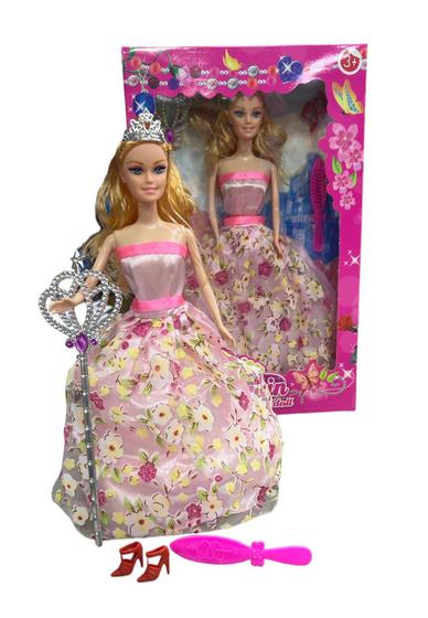 Imagem de Boneca Jasmin Princesa Com Vestido e Acessórios