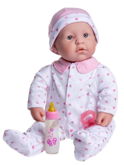 Imagem de Boneca JC Toys La Baby Caucasiana 50cm - Lavável e com Roupa