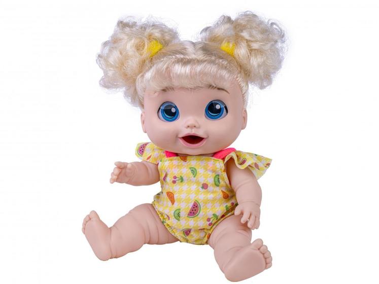 Imagem de Boneca Kitchen Babys Collection Papinha Massinha - que Come com Acessórios Super Toys