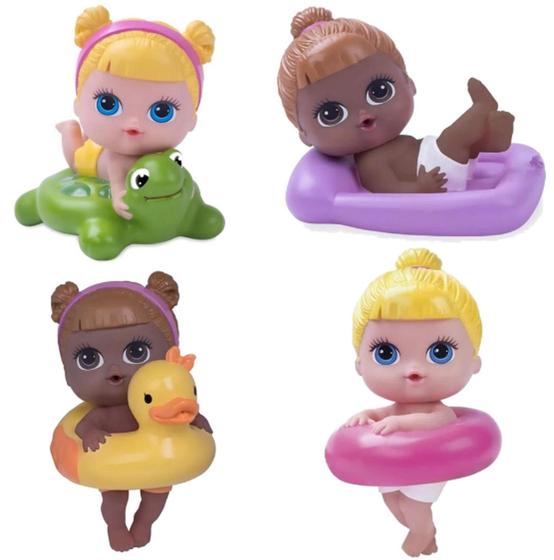 Imagem de Boneca Lil Cutesies Banho 14cm sortidas 2325 - Cotiplas