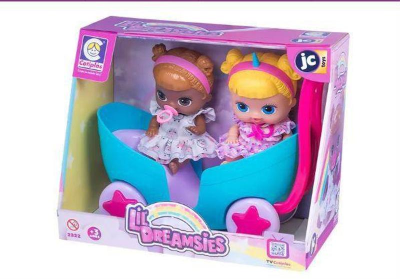 Imagem de Boneca Lil Dreamsies No Carrinho De Passeio Cotiplas