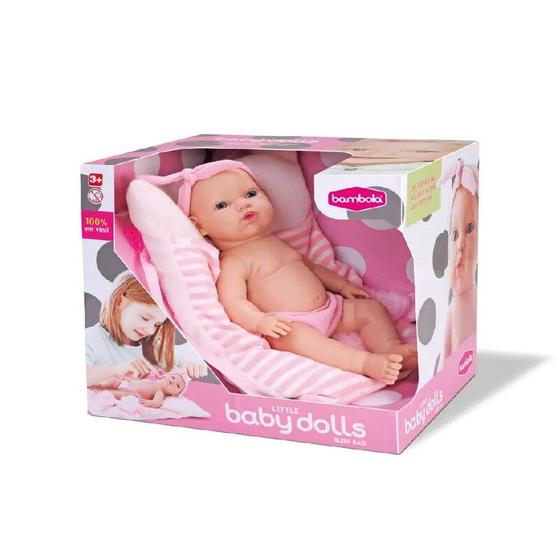 Boneca Little Baby Dolls - Sleeping Bag Menor preço em Boneca Little Baby Dolls - Sleeping Bag