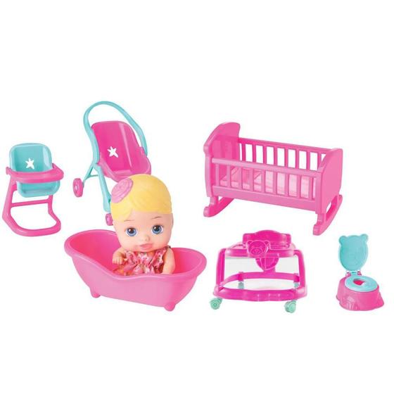 Imagem de Boneca Little Dolls Casinha Divertoys - Ref.8023