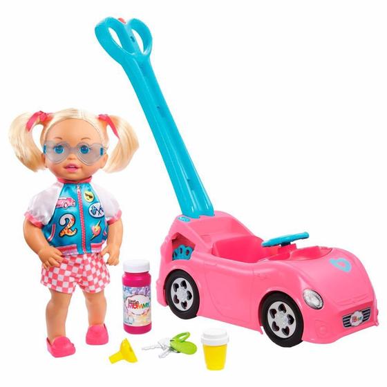 Imagem de Boneca Little Mommy com Veículo - Passeio com Bolhas - Mattel