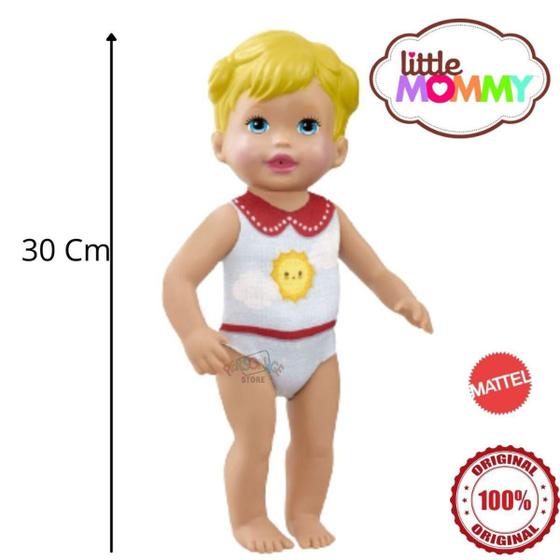 Imagem de Boneca Little Mommy Cuidados Com Acessórios Loira Pupee 1025