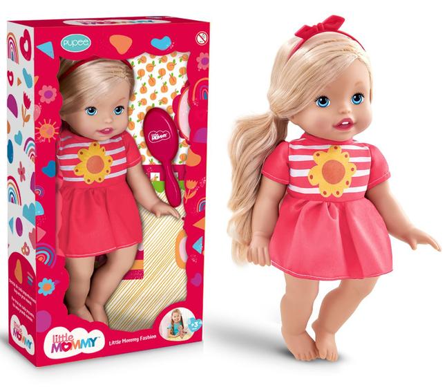 Imagem de Boneca Little Mommy Fashion Mattel 35 Cm Loira C/ Acessórios