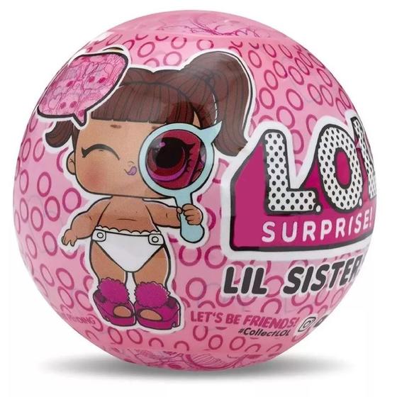 Imagem de Boneca Lol 5 Surpresas Lil Sister Ball Série 3 - Candide