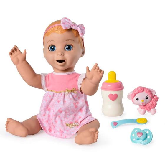 Boneca Luvabella - Interativa e Fala Português - Original Sunny - Spin ...