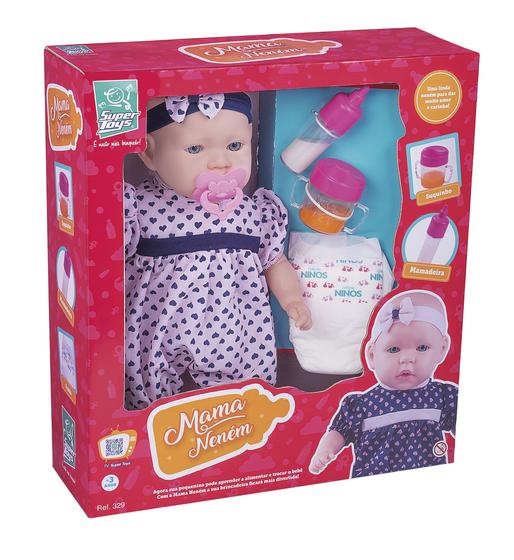 Imagem de Boneca Mama Neném Com Acessorios  Supertoys