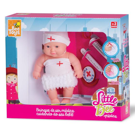 Imagem de Boneca Menina Little Bee Médica 0704 - Bee Toys