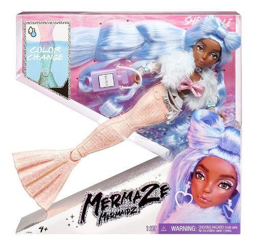 Imagem de Boneca Mermaze Mermaidz Color Change Core Shellnelle S1 Mga