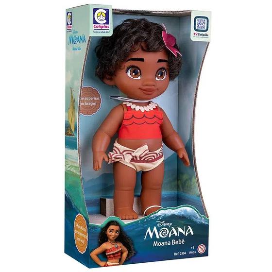 Imagem de Boneca Moana Bebe Cotiplas 