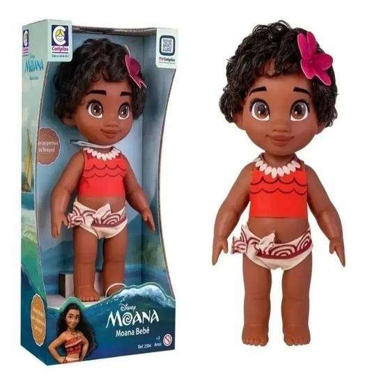 Imagem de Boneca Moana Bebê Princesa Disney 2504 Cotiplás