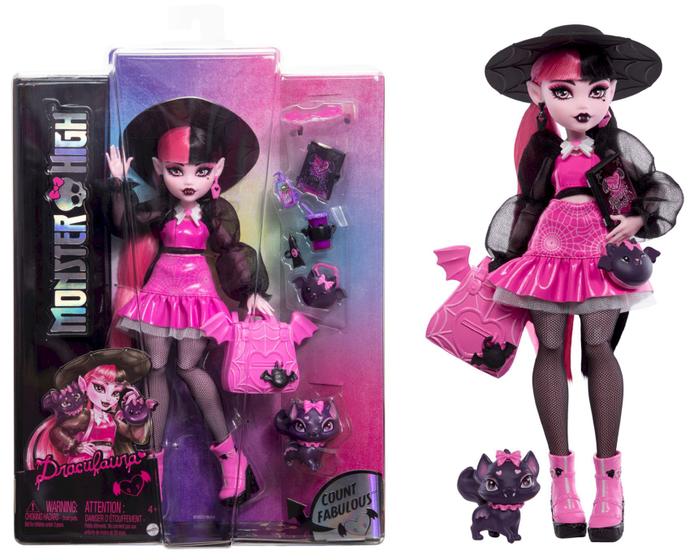 Imagem de Boneca Monster High c/ Pet e Acessórios - Mattel