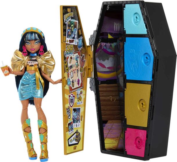 Imagem de Boneca Monster High Cleo De Nile Fashion com Armário