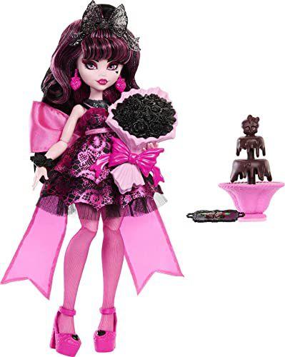 Imagem de Boneca Monster High Draculaura em vestido de festa Monster B