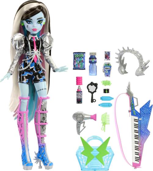 Imagem de Boneca Monster High Frankie Stein Rockstar Ampliada