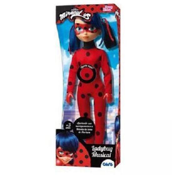 Imagem de Boneca Musical Miraculous Ladybug 45 Cm Baby Brink