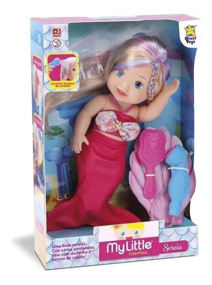 Imagem de Boneca My Little Alive Collection Sereia Divertoys Ref: 8040