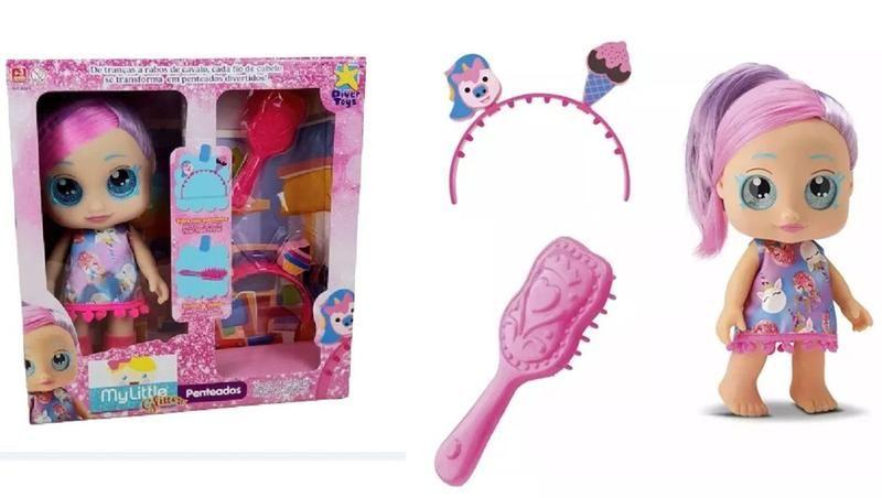 Imagem de Boneca My Little Glitter - Penteados Divertoys