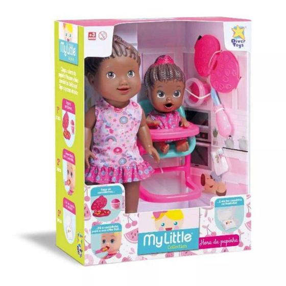 Imagem de Boneca My Little Hora Da Papinha Negra Diver Toys