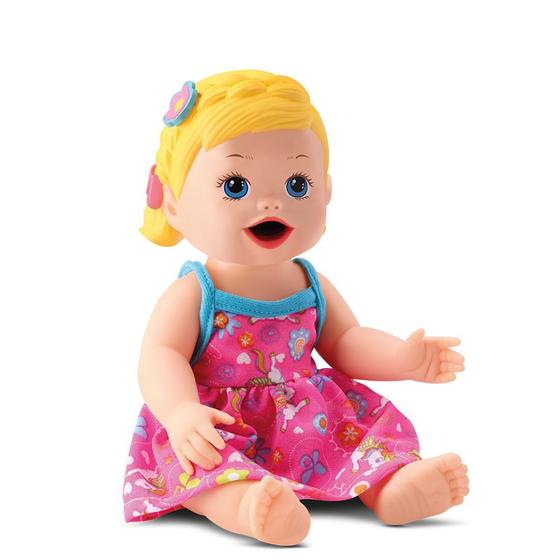 Imagem de Boneca My Little Primeira Papinha Loira - Divertoys