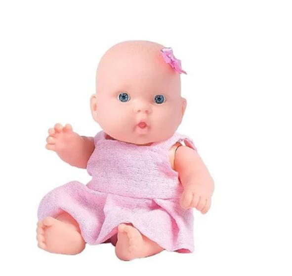 Imagem de Boneca Nenequinha Classica Vestido Pink 342 Super Toys