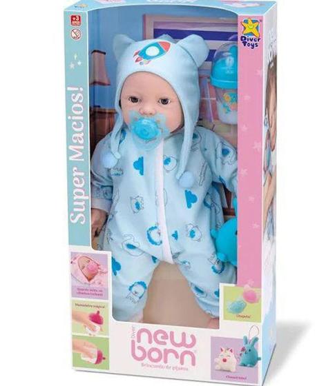 Imagem de Boneca New Born - Brinacndo de Pijama - Menina  - Divertoys