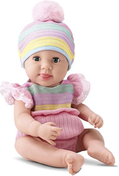 Imagem de Boneca New Born Reborn Menina Brincar De Papinha - Divertoys