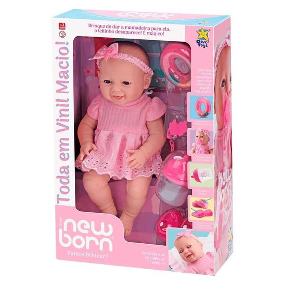 Imagem de Boneca New Born - Vamos brincar Acessórios - Divertoys