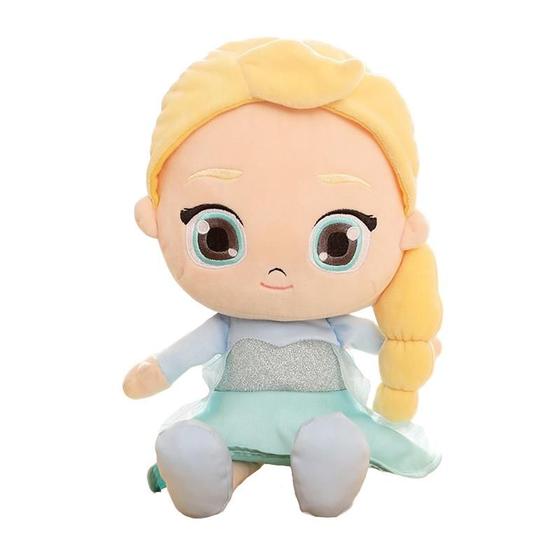 Imagem de Boneca Pelúcia ELSA Baby FROZEN Disney Infantil 30cm