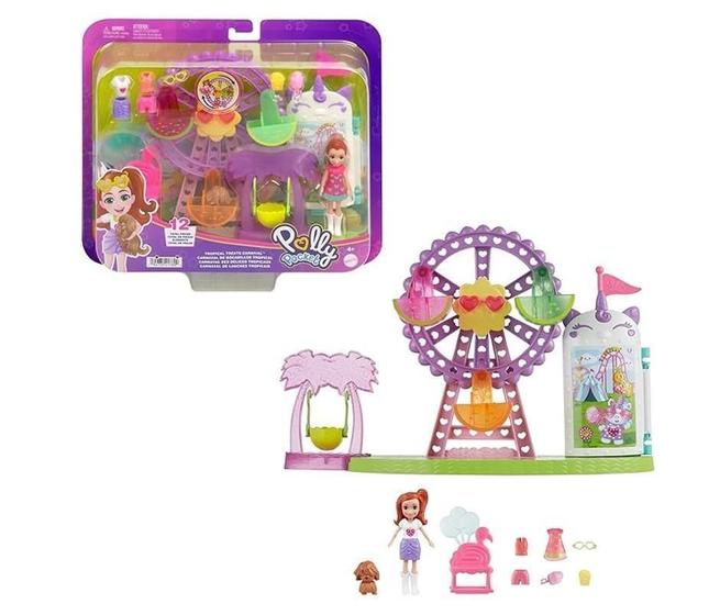 Imagem de Boneca Polly Pocket Carnaval De Lanches Tropicais - Mattel