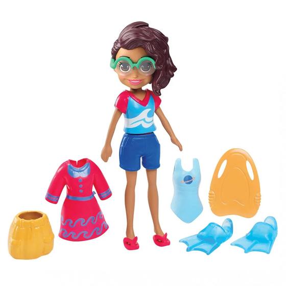 Boneca Polly Pocket de aventura - com Acessórios Menor preço em Boneca Polly Pocket de aventura - com Acessórios