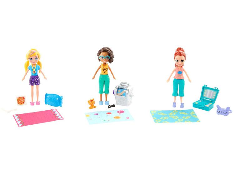 Imagem de Boneca Polly Pocket Festa do Pijama com Acessórios