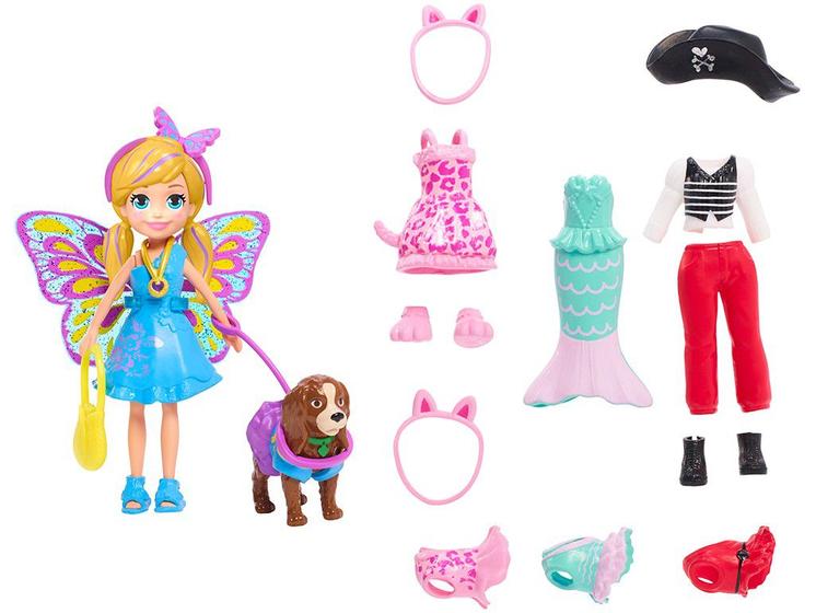 Boneca Polly Pocket Kit Cachorro Fantasias Menor preço em Boneca Polly Pocket Kit Cachorro Fantasias