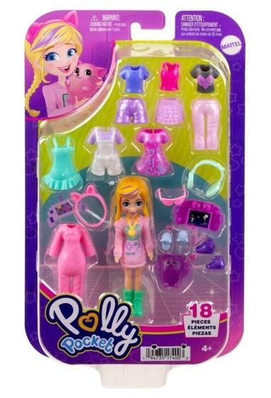 Imagem de Boneca Polly Pocket Pacote da Moda Médio - Mattel