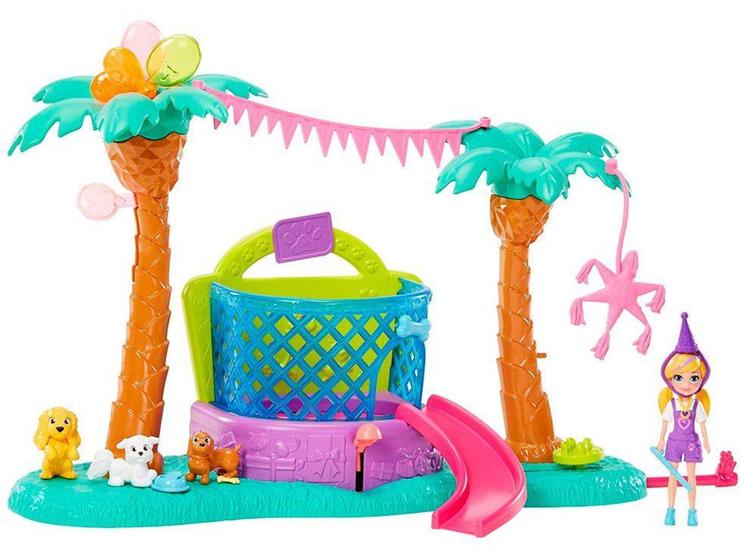 Imagem de Boneca Polly Pocket Parque Temático de Bichinhos - com Acessórios Mattel