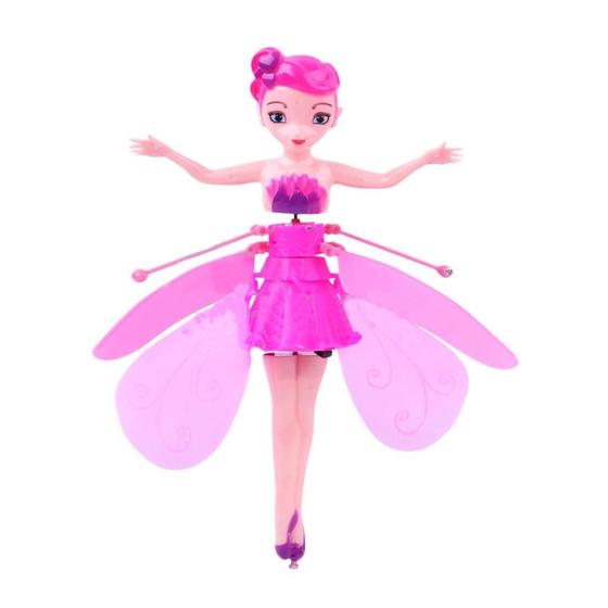 Imagem de Boneca Princesa Aerocraft Fada Voadora Rosa 19Cm Sensor Nº2